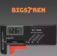 Bigstren akkumulátor teszter LCD kijelzővel