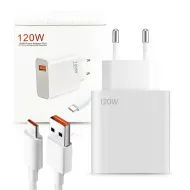 120 W-os gyorstöltő adapter USB-C kábellel