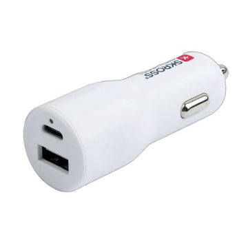 Autós gyorstöltő USB-C és USB-A - 20 W - SKROSS DC27C-PD20