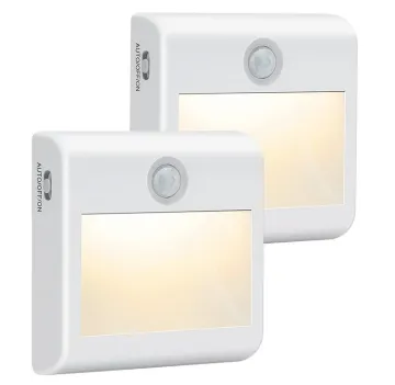 LED lámpa mozgásérzékelővel LD064-WH - 2 db